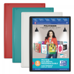 OXFORD POLYVISION DISPLAY BOOK - A4 - 20 pockets - Polypropylene - Opaque - Assorted colors - 100206108_1200_1573141750