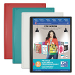 OXFORD POLYVISION DISPLAY BOOK - A4 - 20 pockets - Polypropylene - Opaque - Assorted colors - 100206108_1200_1677154556