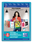 OXFORD POLYVISION DISPLAY BOOK - A4 - 40 pockets - Polypropylene - Blue - 100206231_1100_1686182185