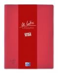 PROTEGE-DOCUMENTS OXFORD LE LUTIN® L'ORIGINAL - A4 - 50 pochettes - PVC - Rouge cerise - 100206373_8000_1561572524