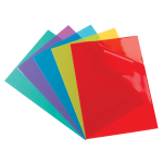 OXFORD CUT FLUSH FOLDER - Box of 100 - A4 - PVC - 150µ - Smooth - Assorted colors - 100206665_1200_1686124396