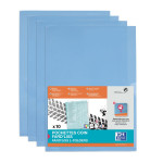 OXFORD FARD'LISS CUT FLUSH FOLDER - Bag of 10 - A4 - PVC - 200µ - Smooth - Blue - 100206693_1100_1677234065