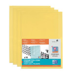 OXFORD FARD'LISS CUT FLUSH FOLDER - Bag of 10 - A4 - PVC - 200µ - Smooth - Yellow - 100206695_1100_1677234067