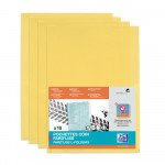 OXFORD FARD'LISS CUT FLUSH FOLDER - Bag of 10 - A4 - PVC - 200µ - Smooth - Yellow - 100206695_8000_1577452132