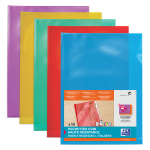 OXFORD CUT FLUSH FOLDER - Bag of 10 - A4 - PVC - 150µ - Smooth - Assorted colors - 100206719_1200_1686129315