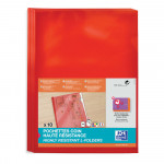 OXFORD CUT FLUSH FOLDER - Bag of 10 - A4 - PVC - 150µ - Smooth - Red - 100206723_8000_1577452158