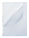OXFORD PUNCHED POCKETS - Box of 100 - A4 - Side opening - Polypropylene - 70µ - Smooth - Clear - 100206966_1100_1677185369