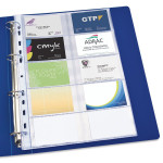 OXFORD PUNCHED POCKETS - Bag of 10 - A4 - Business card - Polypropylene - 80µ - Smooth - Clear - 100207015_1100_1677233573