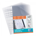 OXFORD PUNCHED POCKETS - Bag of 50 - A4 - Polypropylene - 90µ - Smooth - Clear - 100210425_8000_1568119749