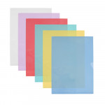 OXFORD FARD'LISS CUT FLUSH FOLDER - Box of 50 - A4 - PVC - 200µ - Smooth - Assorted colors - 100210764_8000_1577455342