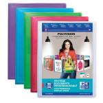 OXFORD POLYVISION DISPLAY BOOK - A4 - 80 pockets - Polypropylene - Assorted colors - 100211078_1200_1677154572
