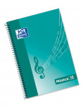 OXFORD MUSICA Cuaderno espiral - Fº - Tapa Blanda - Cuaderno espiral - Pentagramas 2 mm - 20 Hojas - Azul - 100302776_1100_1559318968