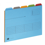 OXFORD Ultimate Register Karteimappe - A4 - 5-teilig - blanko - für ca. 60 DIN # A4 Blätter - aus Karton 240 g/m² - assortiert - 100330160_1300_1611746938