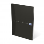 OXFORD Office Essentials Notebook - A4 - Hardback Cover - Casebound - Plain - 192 Pages - Black - 100420042_1300_1583239697