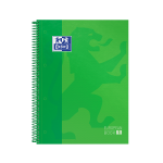 OXFORD CLASSIC Europeanbook 1 - A4+ - Capa Extradura - Caderno espiral Microperfurado - 5x5 - 80 Folhas - SCRIBZEE - VERDE MAÇÃ - 100430199_1101_1686100458