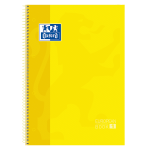 OXFORD CLASSIC Europeanbook 1 - A4+ - Capa Extradura - Caderno espiral Microperfurado - 5x5 - 80 Folhas - SCRIBZEE - AMARELO - 100430200_1100_1686200418