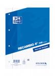OXFORD CLASSIC Recambio - 4º - Paquete hojas sueltas - 4x4 con margen - 100 Hojas - AZUL - 100430206_1100_1648640292