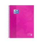 OXFORD CLASSIC Europeanbook 1 - A4+ - Tapa Extradura - Cuaderno espiral microperforado - 5x5 - 80 Hojas - SCRIBZEE - FUCSIA - 100430270_1101_1686100510