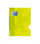 OXFORD OPENFLEX Libreta grapada - A5+ - Tapa de plástico - grapada - Liso - 48 Hojas - LIMA - 100735849_1100_1632535685
