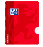 OXFORD OPENFLEX Libreta grapada - A4 - Tapa de plástico - grapada - 4x4 con margen - 48 Hojas - Rojo - 100735871_1100_1632535750