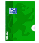 OXFORD OPENFLEX Libreta grapada - A4 - Tapa de plástico - grapada - 4x4 con margen - 48 Hojas - Verde - 100735874_1100_1632535758