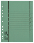OXFORD intercalaires pré-découpés carton - A4 XL - 10 onglets - imprimé 1-10 - 11 trous - vert - 400004667_1100_1584720864