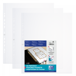 OXFORD PUNCHED POCKETS - Bag of 10 - A3 - Portrait format - Polypropylene - 90µ - Smooth - Clear - 400005476_1100_1606405036