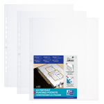 OXFORD PUNCHED POCKETS - Bag of 10 - A3 - Portrait format - Polypropylene - 90µ - Smooth - Clear - 400005476_1100_1686124230