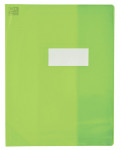 PROTEGE-CAHIER OXFORD STRONG LINE - 17x22 - Avec marque page - PVC - 150µ - Translucide - Vert - 400006815_8000_1561566375