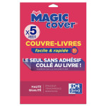 COUVRE-LIVRES OXFORD MAGIC COVER - A4 - PP- Lisse - 75µ - Incolore - 5 feuilles - 400008903_1100_1676966666