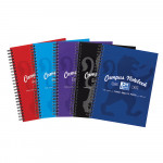 Oxford Campus A5+ Card Cover Wirebound Notebook Ruled with Margin 140 Pages Assorted -  - 400013922_1200_1600868606