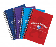 Oxford Campus A6 Card Cover Wirebound Notebook Ruled 140 Pages Assorted -  - 400013923_1200_1632539617