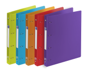 OXFORD SCHOOL LIFE RING BINDER - A4+ - Spine of 30mm - 4-O rings - Polypropylene - Translucent - Assorted colors - 400014998_1400_1685148922