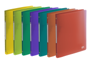 OXFORD SCHOOL LIFE RING BINDER - A4 - 20 mm spine - 4-O rings - Polypropylene - Translucent - Assorted colors - 400015030_1400_1685148895