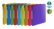 OXFORD SCHOOL LIFE RING BINDER CLASS'UP - A4+ - Spine of 20mm - 4-O rings - Polypropylene - Translucent - Assorted colors - 400015264_1400_1589827945