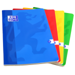 OXFORD CLASSIC NOTEBOOK - A4 - Soft card cover - Stapled - 5x5mm squares - 140 pages - Assorted colours - 400016251_1200_1686099208