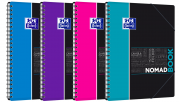 OXFORD STUDENTS NOMADBOOK Notebook - A4+ – Omslag af polypro – Dobbeltspiral – Kvadreret 5x5 mm – 160 sider – SCRIBZEE®-kompatibel – Assorterede farver - 400019522_1200_1583240378