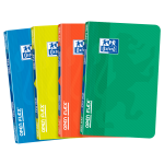 OXFORD OPENFLEX SMALL NOTEBOOK - 9x14cm - Polypro cover - Stapled - 5x5mm squares - 96 pages - Assorted colours - 400019577_1200_1709027991