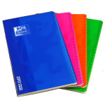 OXFORD OPENFLEX INDEX BOOK - 11x17cm - Ploypro cover - Stapled - 5x5mm squares - 96 pages - Assorted colours - 400019618_1200_1677159260