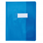 PROTEGE-CAHIER OXFORD CRISTAL LUXE - 17X22 - PVC - Bleu - 400019968_8000_1577457900