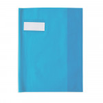 PROTEGE-CAHIER OXFORD STYL'SMS - 17X22 - PVC - 120µ - Bleu turquoise - 400021207_8000_1577457870