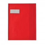 PROTEGE-CAHIER OXFORD STYL'SMS - 17X22 - PVC - 120µ - Rouge - 400021213_8000_1577457863