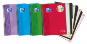 OXFORD CLASSIC Europeanbook 4 con separadores - A4+ - Tapa Extradura - Cuaderno espiral microperforado - 5x5 - 120 Hojas - SCRIBZEE - Colores surtidos - 400027275_1200_1651052897