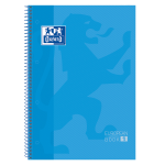 OXFORD CLASSIC Europeanbook 1 - A4+ - Tapa Extradura - Cuaderno espiral microperforado - 5x5 - 80 Hojas - SCRIBZEE - TURQUESA - 400028276_1100_1686200872