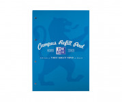 Oxford Campus A4 Headbound Refill Pad Ruled with Margin Ruled with Margin 140 Pages Aqua -  - 400035931_1100_1632539578