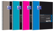 OXFORD STUDENTS NOTEBOOK - A4+ - Hårt omslag - Dubbelspiral - 5mm Rutor - 160 sidor - SCRIBZEE® kompatibel  - Sorterade färger - 400037406_1200_1686085219