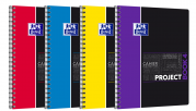 Oxford Studium Projectbook - A4+ - kariert 5 mm - 80 Blatt - Polypropylencover - Doppelspirale - SCRIBZEE® kompatibel - Sortierte Farben - 400037432_1200_1582209281
