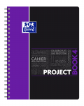 OXFORD STUDENTS PROJECT BOOK Notebook - A4 – polypropenomslag – dobbel wire – 7 mm linjert – 200 sider – SCRIBZEE®-kompatibel – assorterte farger - 400037434_1102_1583240913