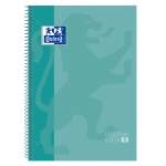 OXFORD CLASSIC Europeanbook 1 - A4+ - Tapa Extradura - Cuaderno espiral microperforado - 5x5 - 80 Hojas - SCRIBZEE - ICE MINT - 400040983_1100_1686200995