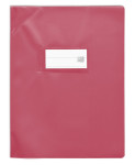PROTEGE-CAHIER OXFORD STRONG LINE - 17X22 - PVC - 150µ - Opaque - Rose - 400050968_1100_1677185391